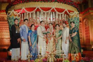 Asha Sharath Instagram - Some pictures and moments from Pankus Weddings💖
Saree : @ashasharathcollections