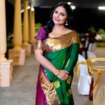 Asha Sharath Instagram – I love collecting unique sarees and Jewellery…coming soon: Asha Sharath Collections🙈🙏💖.
Jewellery; Asha Sharath Collections
Saree: Asha Sharath Collections
Makeup: @Amal_ajithkumar