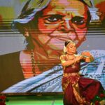 Asha Sharath Instagram – Thank you Aymanam for the love during the Aymanam fest 2023🌟. It was truly a special time💖. I was able to perform Sugathakumari teachers kavitha and pay tribute to her on this renowned stage🙏. 
📸 Sreelakshmi Manorama kottayam
