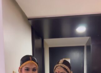 Asha Sharath Instagram - Jimmiki Ponnu🤭🧡💛 Costume & Jewellery: @ashasharathcollections