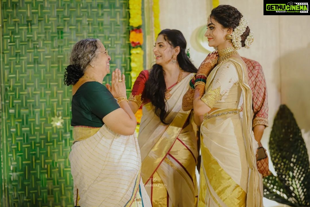 Asha Sharath Instagram - Some moments from Pankus Mehendi Function✨️🙏