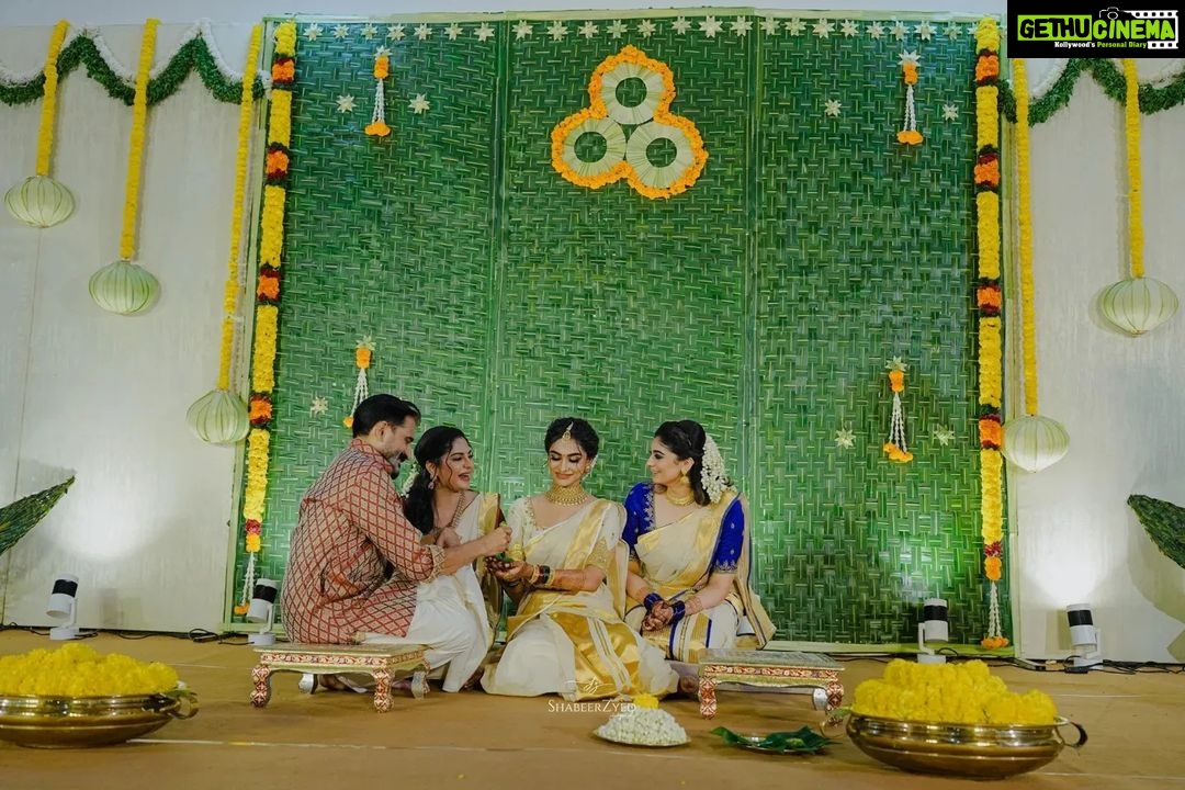 Asha Sharath Instagram - Some moments from Pankus Mehendi Function✨️🙏