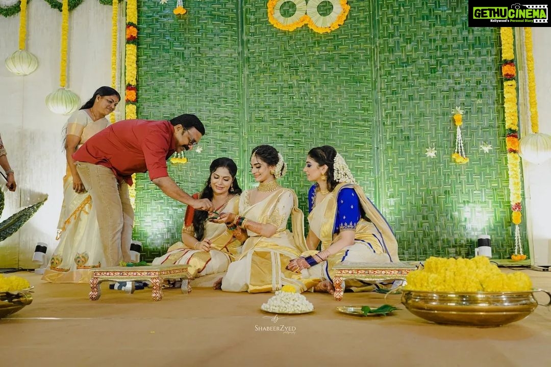 Asha Sharath Instagram - Some moments from Pankus Mehendi Function✨️🙏