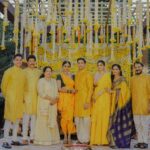 Asha Sharath Instagram - Some haldi moments 🌼 Saree : @ashasharathcollections