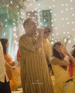 Asha Sharath Instagram - Some haldi moments 🌼
Saree : @ashasharathcollections