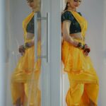 Asha Sharath Instagram - Some haldi moments 🌼 Saree : @ashasharathcollections