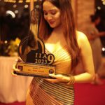 Ashi Singh Instagram - From Last night ♥️ Thank you @internationaliconicaward . 📸~ @shadank_photography Stylist - @stylebyriyajn Outfit- @majesticbyjapnah Outfit pr - @pr4ucommunications Team - @greenlight__media