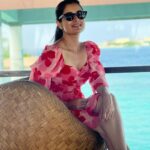Ashika Ranganath Instagram - Paradise found 🏝️ Resort : @adaaranprestigevadoo Travel partner : @trawel_mart Adaaran Prestige Vadoo