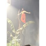Ashika Ranganath Instagram - BTS of Evergreen #ennoratrulosthayi song! From stressful night schedules to flying in the song (with a harness of course), endless costume trials & rehearsals.. Everything was worth it for the love we are receiving (especially for the song) now! I’d like to thank Kalyan sir for being a marvellous co-star, Shobi master & team for a wonderful choreography, Ashwin & Rajesh for the beautiful costumes, @urjapatel_artistry & @paramesh_hairstylist for making me look great as usual & staying up all night & taking good care of me. @mythriofficial for the amazing production, set & making me part of this superb journey! Loved every bit of it! #Amigosintheatresnow