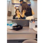 Ashika Ranganath Instagram - BTS of Evergreen #ennoratrulosthayi song! From stressful night schedules to flying in the song (with a harness of course), endless costume trials & rehearsals.. Everything was worth it for the love we are receiving (especially for the song) now! I’d like to thank Kalyan sir for being a marvellous co-star, Shobi master & team for a wonderful choreography, Ashwin & Rajesh for the beautiful costumes, @urjapatel_artistry & @paramesh_hairstylist for making me look great as usual & staying up all night & taking good care of me. @mythriofficial for the amazing production, set & making me part of this superb journey! Loved every bit of it! #Amigosintheatresnow