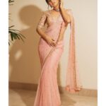 Ashika Ranganath Instagram - Team behind this look 🤍 Styling @manogna_gollapudi Saree @kavithaguttaofficial Jewelry @vajrjewels Make up @sminkupofficial Hair @thimmappa180 Photographer @the_pixel_farmer #Amigos #prereleaseevent