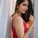Ashika Ranganath Instagram - Day 1 #Amigos promotions! Styling @manogna_gollapudi Outfit @drc_hyderabad Earrings @sheetalzaveribyvithaldas Photographer @they_call_me_keshu Make up @rajujadhav7557 Hair @thimmappa180 Hyderabad
