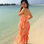 Ashika Ranganath Instagram - I left my heart in the Maldives 🏖️ Heartfelt thanks to @trawel_mart for making this happen 🤍 Outfits - @laxmikrishnaofficial Resort - @adaaranprestigeavadoo Travel Partner - @trawel_mart #AdaaranPrestigeVadoo #AdaaranExperience #SunsetVilla #OceanView #Maldivesresort #trawelmart Adaaran Prestige Vadoo