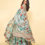 Ashika Ranganath Instagram - Outfit @mahimamahajanofficial Styling @manogna_gollapudi Jewellery @houseofqc Make up @sminkupofficial Hair @thimmappa180 Photographer @chinthuu_klicks