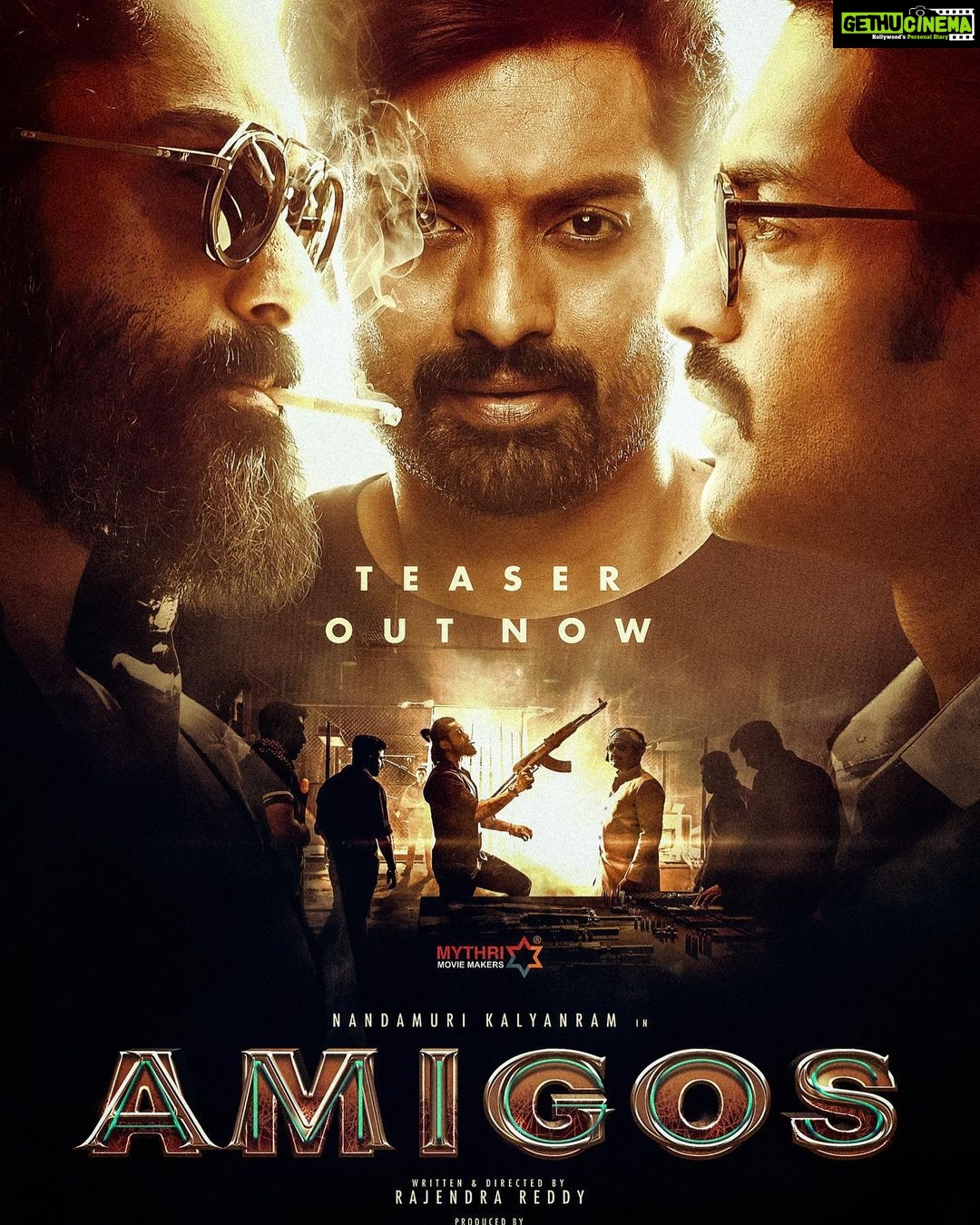 Ashika Ranganath Instagram - A tale of 3 Doppelgangers and one fascinating world π₯ #AmigosTeaser out now π₯ - https://youtu.be/18874_PSQY4 #Amigos In cinemas from Feb 10th π₯ @NANDAMURIKALYAN @AshikaRanganath #RajendraReddy @GhibranOfficial @MythriOfficial @saregamasouth