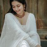 Ashika Ranganath Instagram – You know my favourite colour by now 😉😚🤍
