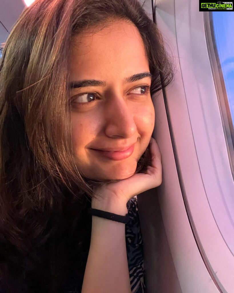Ashika Ranganath Instagram - Never miss a chance to fly at sunsets 🌅 I wouldn’t 🤭 Don’t forget to look at my happy faces, swipe left…