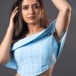 Ashika Ranganath Instagram - For the promotions of Amigos 🤍 Outfit @laxmikrishnaofficial Styling @manogna_gollapudi Earrings @mango Shot by @chinthuu_klicks Asst styling @styledbysashi