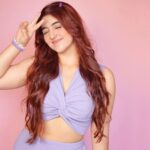 Ashnoor Kaur Instagram – Felt cute, won’t delete later😛💜