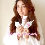 Ashnoor Kaur Instagram - #AD Get a trendy new hair transformation for Baisakhi at home in just 30 mins with the L'Oreal Paris Casting Creme Gloss Ultra Visible! I'm just in love with my new hair💕. I chose the 566- Cherry Burgundy, from their Ultra Visible Range. It has no ammonia, gives a vibrant colour even on dark hair and it lasts 32 washes. It made my hair 5X glossier and shinier. Buy yours from @amazonfashionin @lorealparis #CastingCremeGloss #UltraVisibleHairColour #WearYourFestiveHair #LOrealParis #LOrealParisIndia