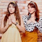 Ashnoor Kaur Instagram - Channeling our retro drama-queens🫶🏻🤓 #GhodeyPeSawar #Retro