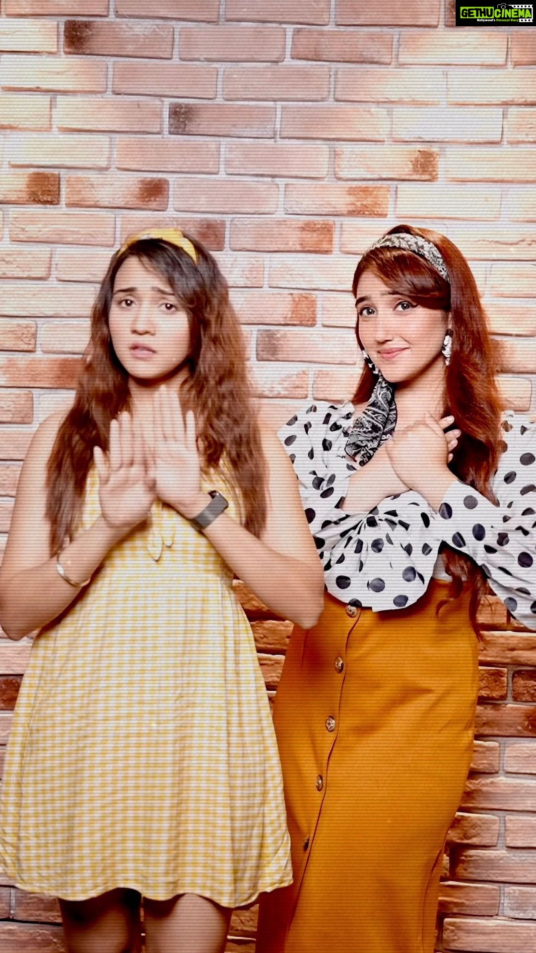 Ashnoor Kaur Instagram - Channeling our retro drama-queens🫶🏻🤓 #GhodeyPeSawar #Retro