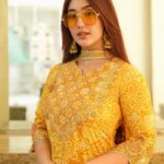 Ashnoor Kaur Instagram - Baisakhi diyan lakh lakh vadaiyaan💛 . . Wearing @nehamtaonline Styled by @styling.your.soul x @lmaoanshi