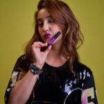 Ashnoor Kaur Instagram - NYE’s around the corner, what shade are you picking for the celebrations?👀 1) The absolute red❤️‍🔥 ‘Loverboy’ @colorplay_in 2) Perfect purple to make heads turn🔮 ‘Page 3’ @colorplay_in