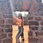 Ashnoor Kaur Instagram – Wanderlust & brick dust🧡 Aguada Fort, Goa, India