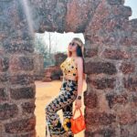 Ashnoor Kaur Instagram - Wanderlust & brick dust🧡 Aguada Fort, Goa, India