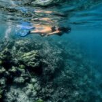 Ashnoor Kaur Instagram - A feeling so surreal!!!🧜🏻‍♀️🤿 Swam with the fish, touched some, explored & realized there’s another chaos below the calm ocean… Another ecosphere, another biota… Nature & it’s wonders…!🌊 . . . 🩱 @merakilifestudio 📸 @_._muitzz_._ 📍 @sunsiyamresorts @sunsiyamiruveli 🤝 @planmyleisure Indian Ocean, Maldives