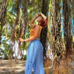 Ashnoor Kaur Instagram - Banyan tress, ocean breeze… Curious mind, a little at ease… Endless summer, take me there… Wanderlust spirit, with forest wood in air🪵 . #ashnoorwrites #maldives #forest #islandlife (Swipe till the end to see me as Tarzan🤣) . . . Wearing @howwhenwearclothing Jewellery @designsbyjewelsgalaxy @designsandyoustudio Hat @merakilifestudio @planmyleisure @sunsiyamresorts @sunsiyamiruveli #planmyleisure #sunsiyam #iruveli Maldives