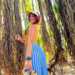 Ashnoor Kaur Instagram - Banyan tress, ocean breeze… Curious mind, a little at ease… Endless summer, take me there… Wanderlust spirit, with forest wood in air🪵 . #ashnoorwrites #maldives #forest #islandlife (Swipe till the end to see me as Tarzan🤣) . . . Wearing @howwhenwearclothing Jewellery @designsbyjewelsgalaxy @designsandyoustudio Hat @merakilifestudio @planmyleisure @sunsiyamresorts @sunsiyamiruveli #planmyleisure #sunsiyam #iruveli Maldives
