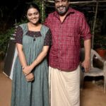 Aswathy Sreekanth Instagram - Guess what ! 😉 With the one and only @dileeshpothan #sathyathilsambhavichathu #malayalammovie #shootday