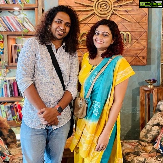 Aswathy Sreekanth Instagram - Happiest birthday to you my dear…my soul brother, Guru, dearest friend and a true artist I always admire 🥰 Am grateful to have you in my life ! Let the universe bring you everything you wish for ❤️ Stay blessed 🥰 @abbad_ram_mohan