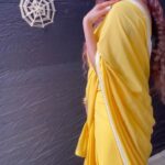 Aswathy Sreekanth Instagram - In a happy colour 💛 #behindthescenes #shoottime #njanumentalum #zeekeralam