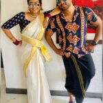 Aswathy Sreekanth Instagram – Onam is still On 😁 
And we missed you in the last frame @sreekanthsreeinsta