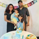 Aswathy Sreekanth Instagram - Kamala turned one 🥰🥰🥰 🎂 @celines_homemade_cakes #kamalaturnedone #happiness #littleone #timeflies #firstbirthday