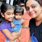 Aswathy Sreekanth Instagram - 🥰 #mine #mygirls #mammasworld