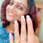 Aswathy Sreekanth Instagram – Nail art at the comfort of home 💅 🥰

#nailart #doneright