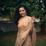 Athulya Chandra Instagram - Genuine Beige 🐈 📷 @sihabjango Jewellery courtesy @pureallure.in ✨