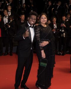 Atlee Kumar Instagram - That’s exactly what they call a dream come true moment , thank god for being kind to us ❤️ 
And thank you so much @bmwindia_official & @bmwkunexclusive for hosting us at the most prestigious #cannes2023 

Styled by - @openhousestudio.in , @pallavi_85 
Hmu - @rodolfozubizarreta , @lorealparis 
Assisted - @thanishqkokare 

Atlee 
Outfit - @crestelli2017 
Footwear - @louboutinworld 
Tie - @nm_design_studio 
Hair design - @aalimhakim 

Priya
Outfit - @jade_bymk 
Jewelry - @mortantra , @spiffypublicrelations 
Clutch - @therightsided 
 
#cannes2023 #worldslargeststage 
@festivaldecannes