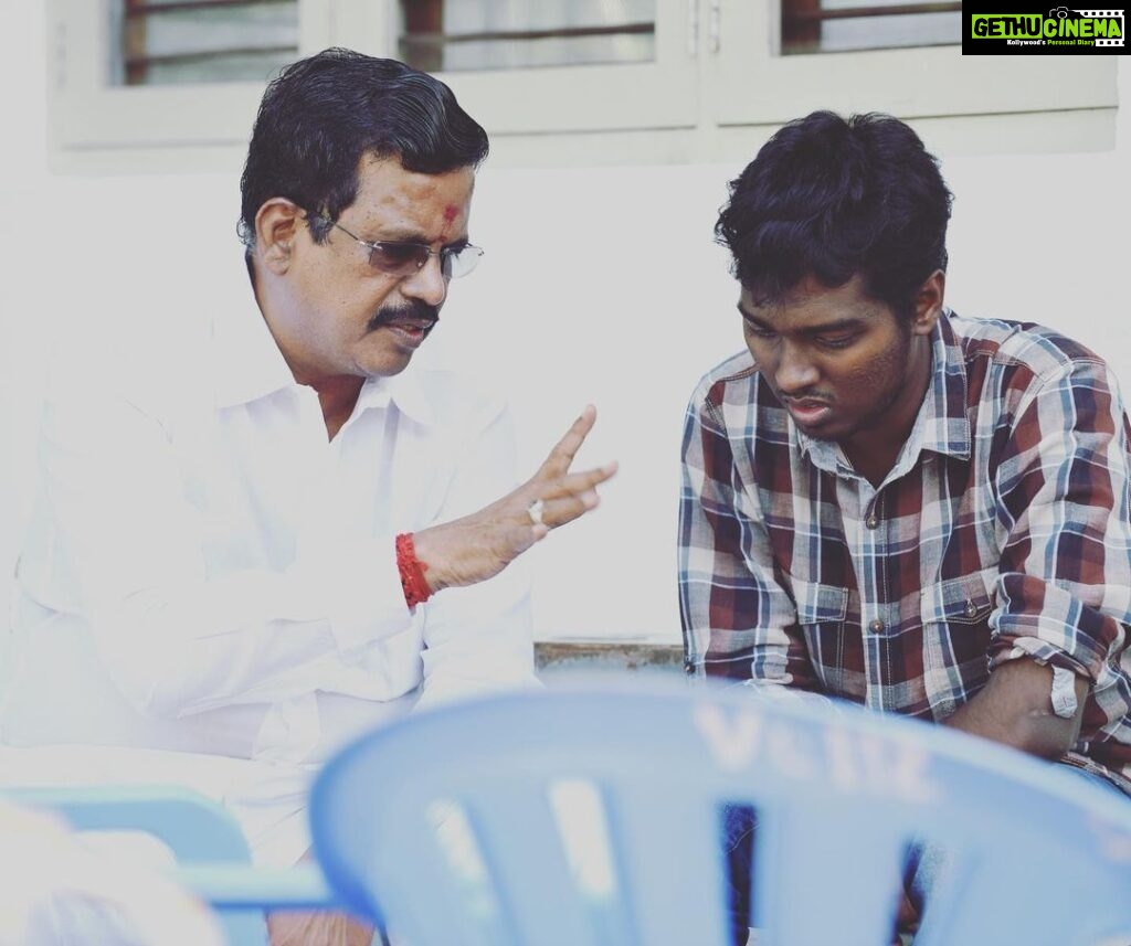 Atlee Kumar Instagram - Thank you @vcreationsofficial kalaipuli S.Thanu sir for #Theri without ur support this would have not been possible ,enjoyed the journey thank you sir #theri5years