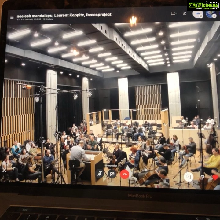 Atlee Kumar Instagram - #Bigil #whistle BGM work #Macedonia string session on......... @arrahman sir ❤️❤️❤️🎼🎼🎼