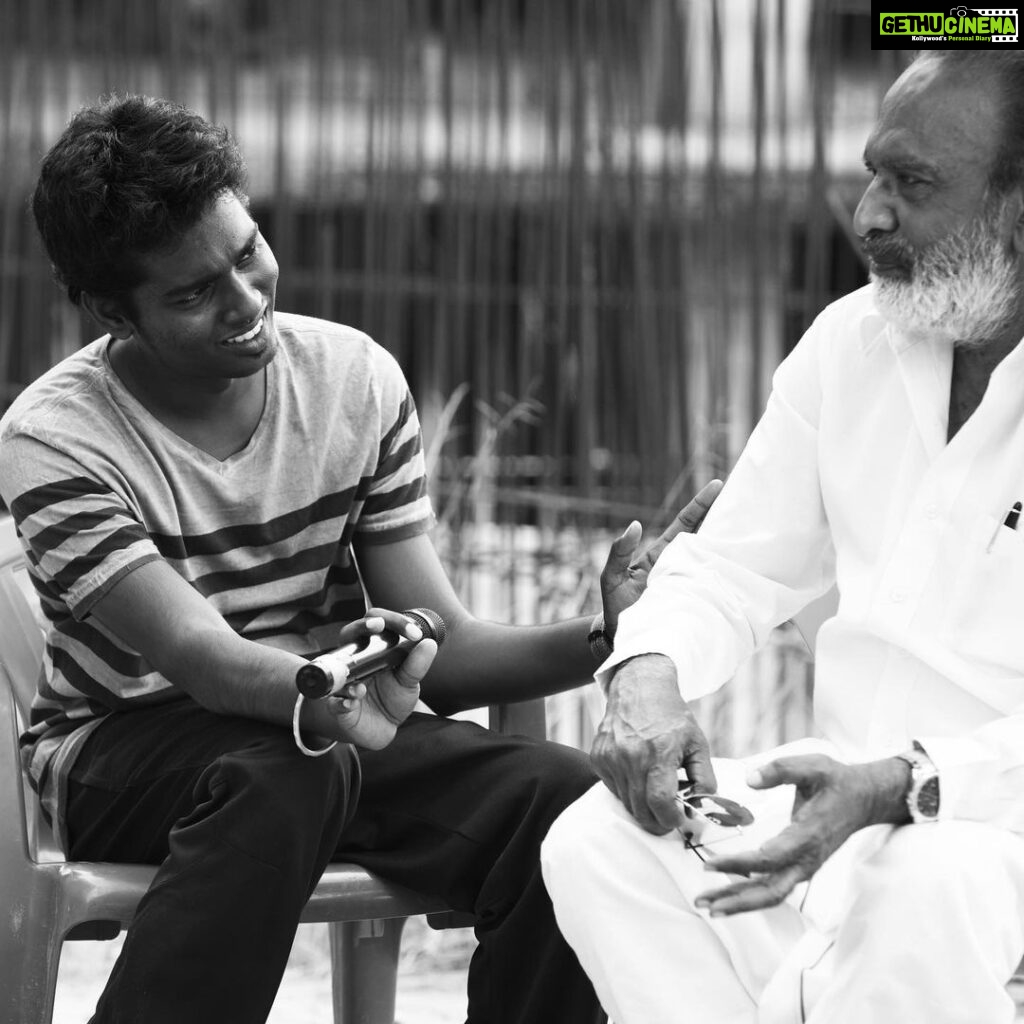 Atlee Kumar Instagram - Miss u Mahendran sir #happybirthday Feeling blessed to work with you Misssssssssss u sir lots of love atlee