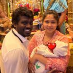 Atlee Kumar Instagram - Yes the name is MEER ❤️ Very happy to be revealing our little angels name ❤️👼🏻 #meer #babyboy