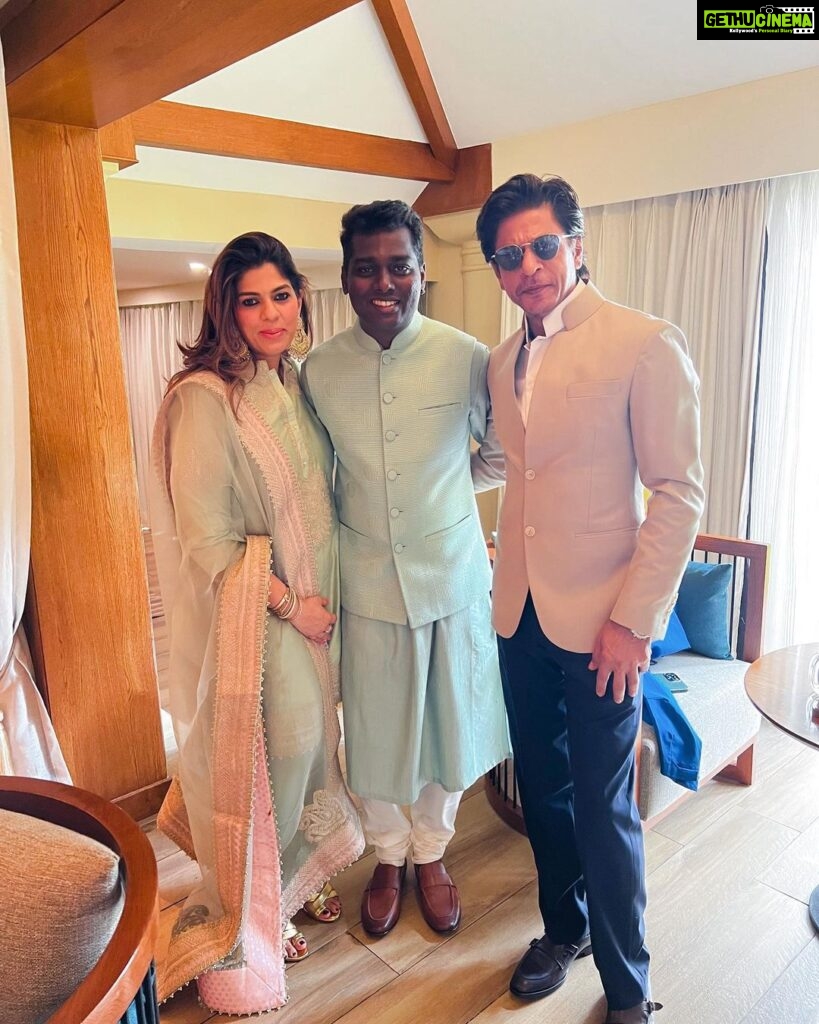 Atlee Kumar Instagram - Darling Nayan & @wikkiofficial wedding diaries @iamsrk sir chief & @poojadadlani02