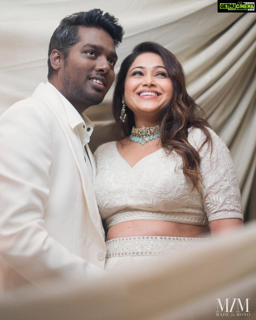 Atlee Kumar Instagram - The most memorable day of our life ❤️ Thanks to each and every one who made this day very very special to us under a very short notice ❤️ Styling- @pallavi_85 @openhousestudio.in Style team- @kaalii.ma Jewellery- @nacjewellers Outfit- @anitadongre @chandrikaraamzofficial Shoes- @balmain H&M- @rachelstylesmith @makeupibrahim Photography - @rp3825 @made.in.mono @waseem.f.ahmed Decor - @vivahhika A very special thanks to @therouteofficial @jagadish_palanisamy @aiishwarya_suresh @avantika_kanagaraj for pulling off the entire event with so much love ❤️