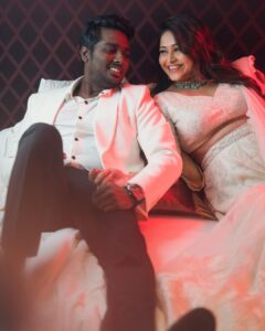 Atlee Kumar Instagram - The most memorable day of our life ❤️ 
Thanks to each and every one who made this day very very special to us under a very short notice ❤️ 

Styling- @pallavi_85 @openhousestudio.in 
Style team- @kaalii.ma 
Jewellery- @nacjewellers 
Outfit- @anitadongre  @chandrikaraamzofficial 
Shoes- @balmain
H&M-  @rachelstylesmith @makeupibrahim 
Photography - @rp3825 @made.in.mono @waseem.f.ahmed 
Decor - @vivahhika 

A very special thanks to @therouteofficial @jagadish_palanisamy @aiishwarya_suresh @avantika_kanagaraj for pulling off the entire event with so much love ❤️