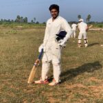 Bala Saravanan Instagram - After six months am playing my cricket……Appaku naa cricket vilayaanda romba pidikum…..Madurai la veetla tv paathutu irundha…enna kannu cricket vilayada polaya nu kaeparu……naa 3rd padikumbothu ena muthal muthala ground ku (thenur vaigai river) kootitu poei enaku apaye MRF bat vaangi kuduthu first first enaku bowling poetavarey avaruthaan.….ipo naa vachrukaney bat athuvum avaru enaku gift pannathuthaan.…Enga appa epavum MASSS Avaru en nanban.En thalaivan…Love yu NAINA Apram inaiku tournament finals jeyichachu.. thank u captain directa final aada 11s la eduthathuku. pics clicked by @karthi_uco @muhammad rafique04 @madurairyaz